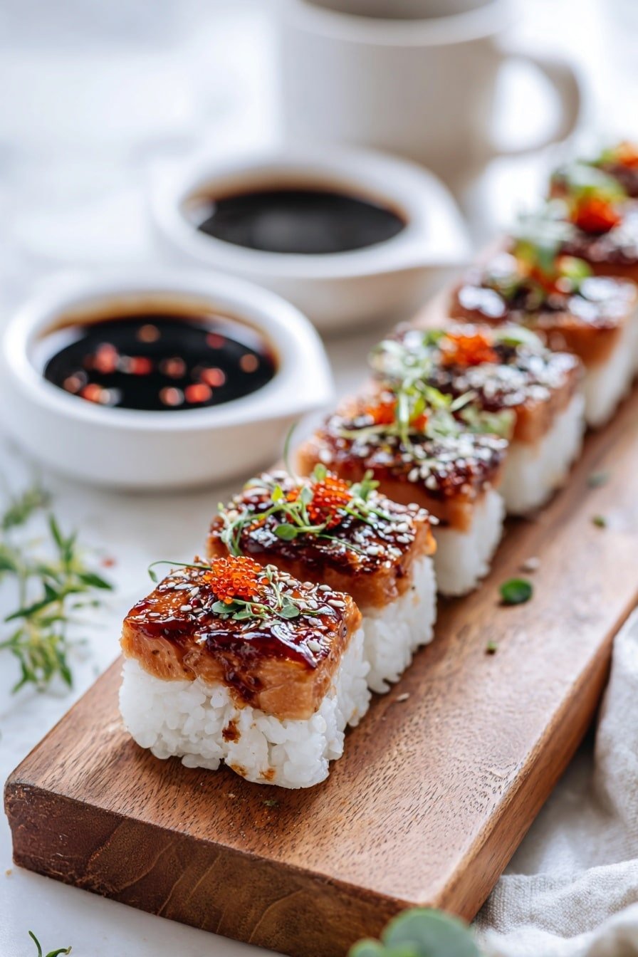 Spicy Salmon Sushi Bake Recipe - Article Image 2 — Spicy Salmon Sushi Bake, Salmon Sushi Bake recipe, Easy sushi bake, Salmon rice casserole, Japanese-inspired salmon dish