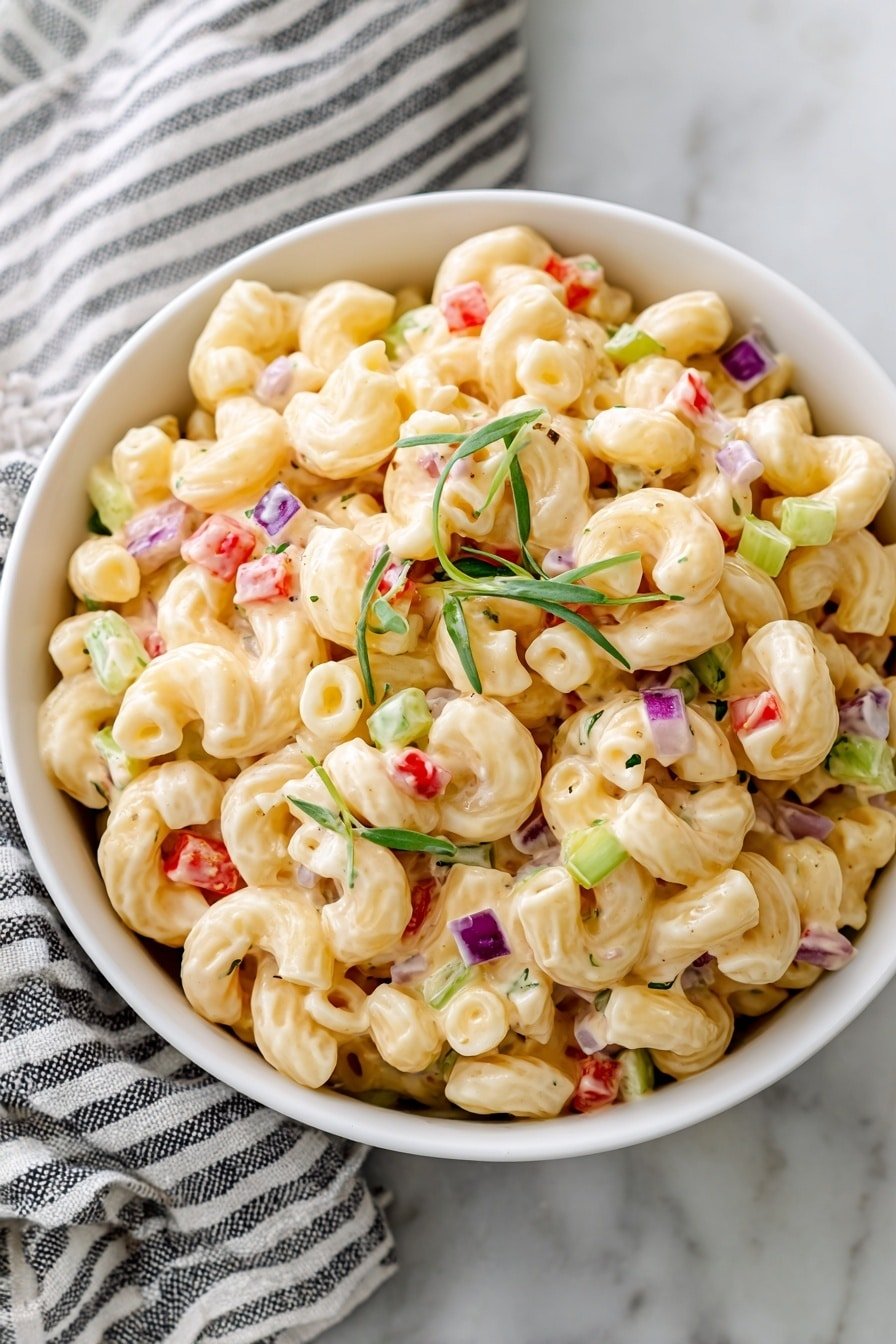 Dolly Parton’s Macaroni Salad Recipe - Article Image 2 — Dolly Parton’s Macaroni Salad, easy macaroni salad recipe, summer pasta salad, creamy macaroni salad, Southern-style pasta salad