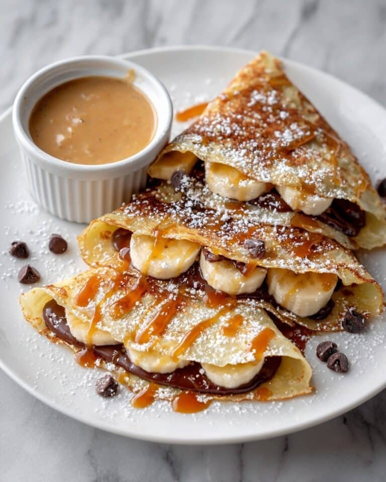 Chocolate Peanut Butter Banana Quesadilla Recipe