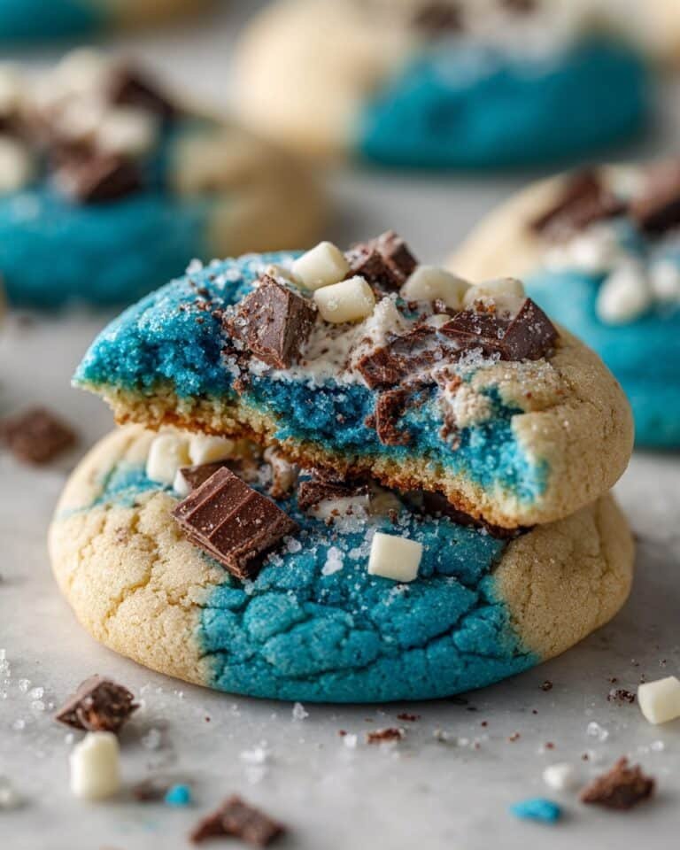 Blue Cookie Monster Cookies Recipe