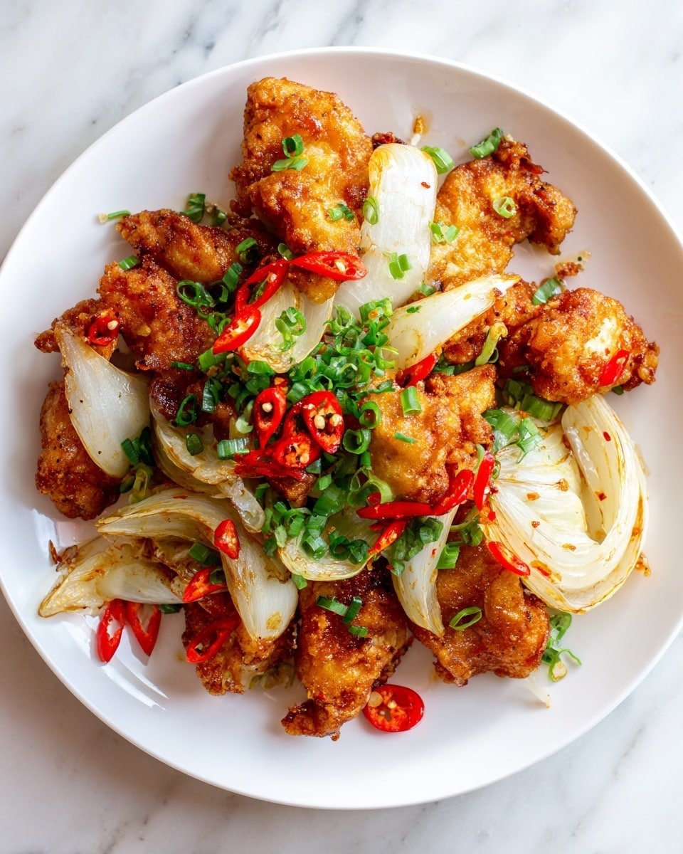 Air Fryer Salt and Pepper Chicken Recipe - Recipe Image — Air Fryer Salt and Pepper Chicken, crispy chicken recipes, easy air fryer chicken, healthy chicken dinner, flavorful chicken dishes