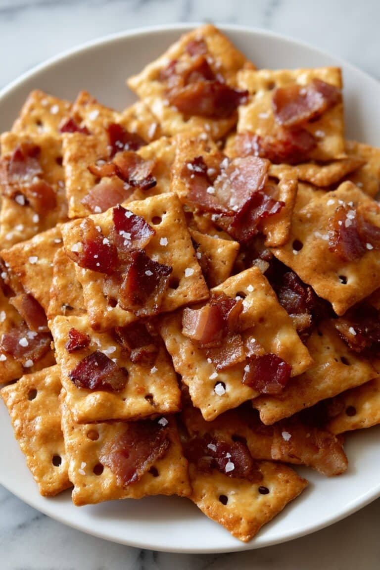 Sweet and Salty Bacon Crackers Recipe