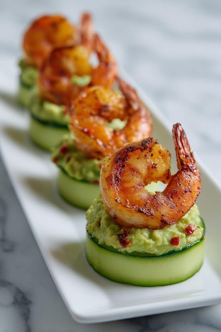 Blackened Shrimp Cucumber Bites Recipe