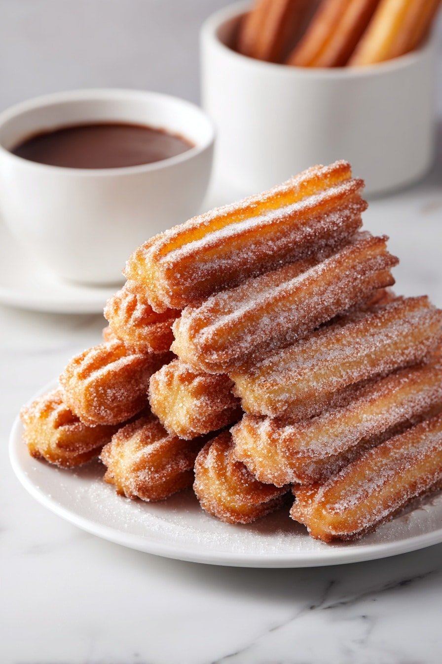 Baked Churro Bites with Cinnamon Sugar Recipe - Article Image 2 — Baked Churro Bites with Cinnamon Sugar, cinnamon sugar churro bites, baked churro snacks, easy baked churro recipe, cinnamon-coated baked bites