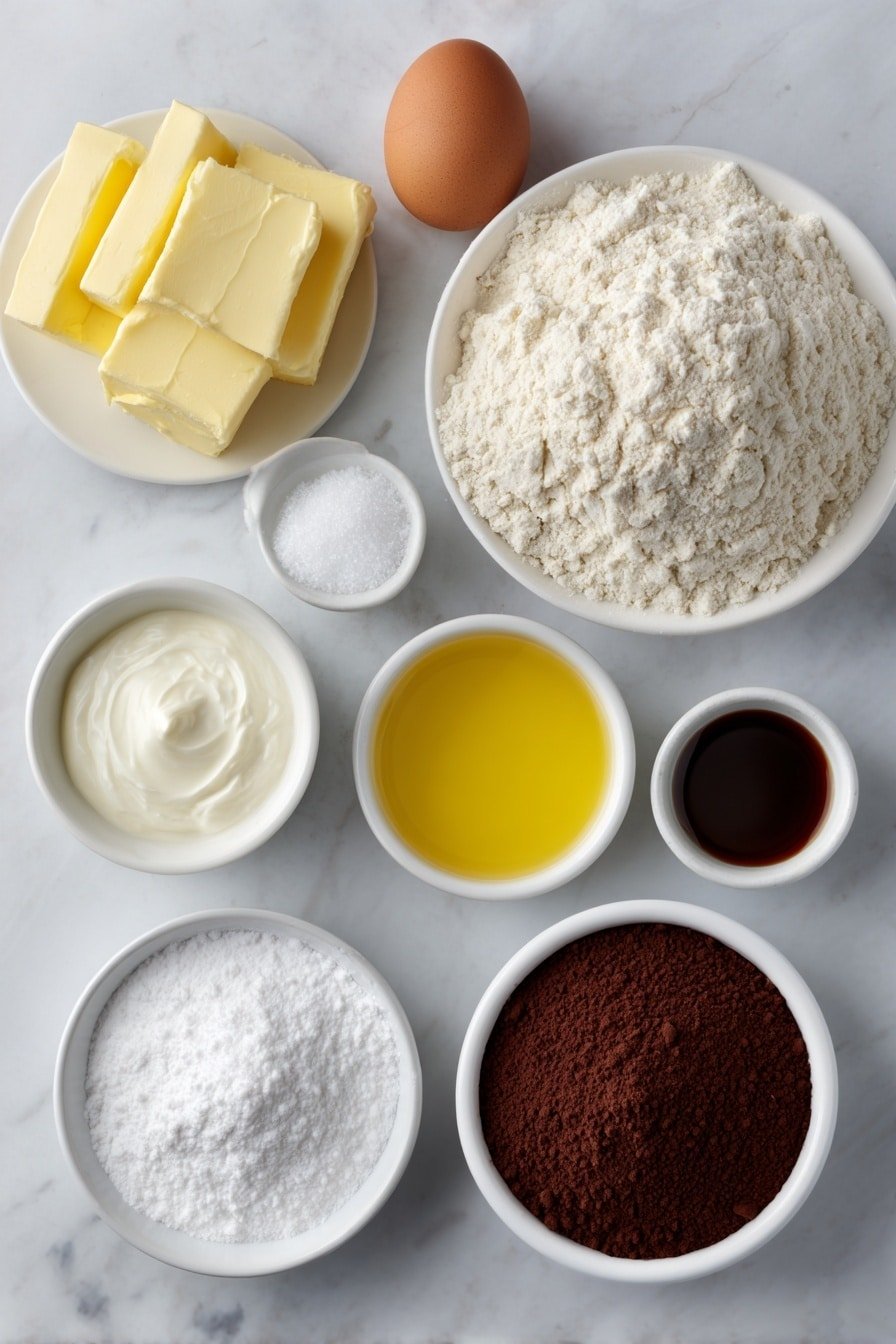 Mocha Baked Donuts Recipe - Ingredients Image — Mocha Baked Donuts, mocha baked donuts recipe, coffee flavored baked donuts, homemade mocha donuts, easy baked donuts recipe