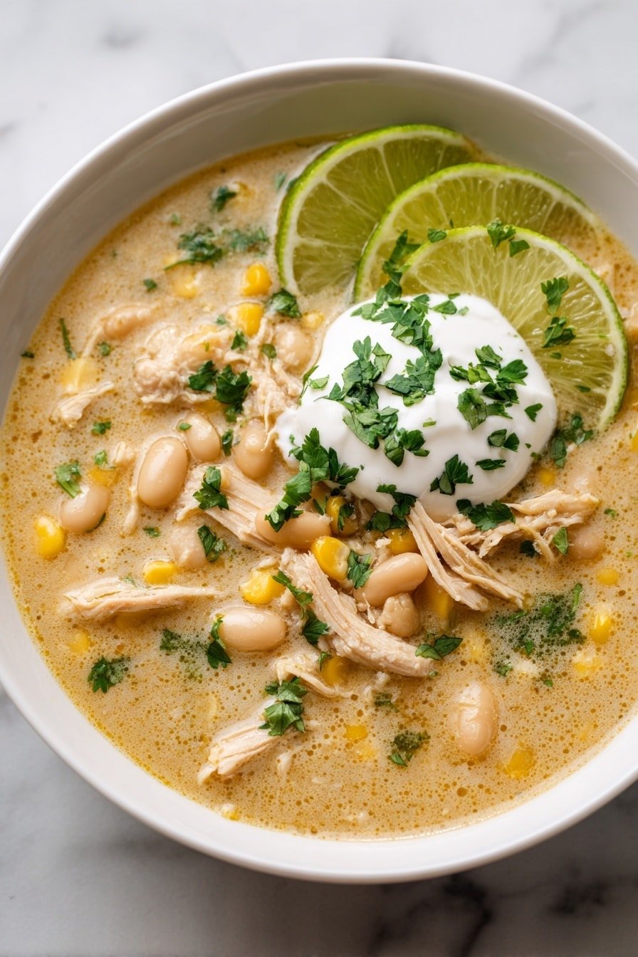 White Chicken Chili Recipe - Article Image 2 — White Chicken Chili, creamy white chicken chili recipe, comforting chicken chili, easy white chicken chili, hearty chicken chili