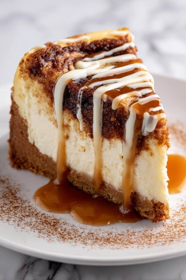 Cinnamon Roll Cheesecake Recipe