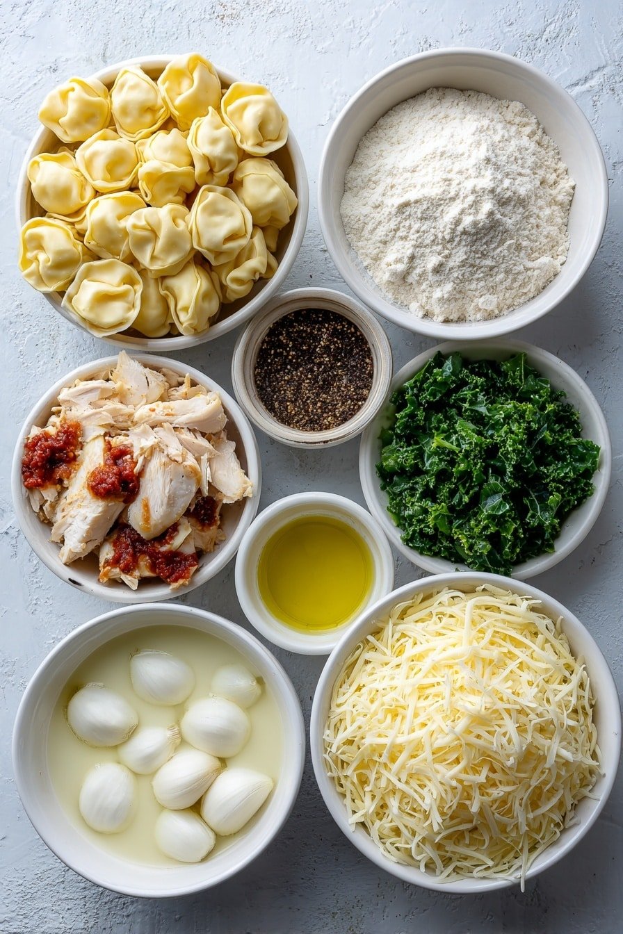 Creamy Blackened Chicken Tortellini Soup Recipe - Ingredients Image — Creamy Blackened Chicken Tortellini Soup, Blackened Chicken Tortellini Soup, Creamy Tortellini Soup with Chicken, Hearty Chicken Tortellini Soup, Easy Creamy Soup Recipes