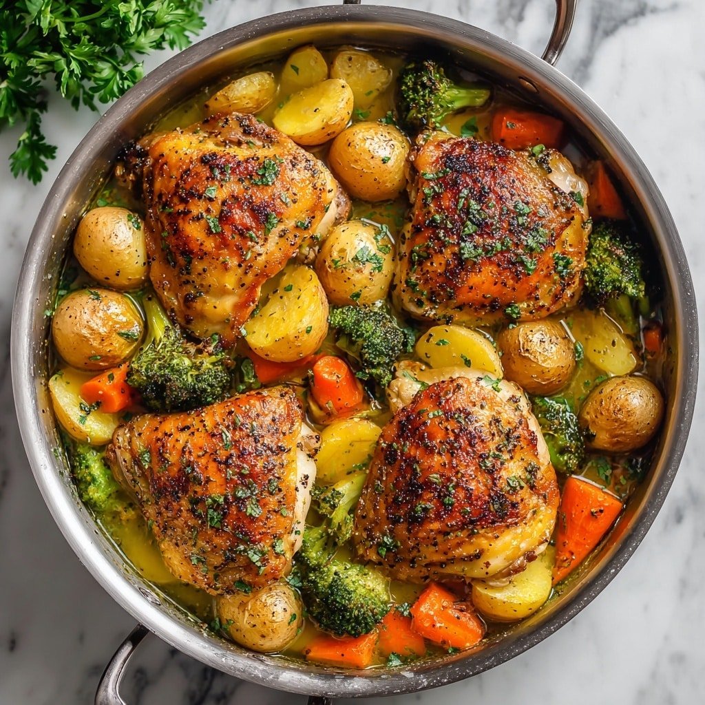 Creamy Chicken Sheet Pan Dinner Recipe - Article Image 2 — Creamy Chicken Sheet Pan Dinner, easy chicken sheet pan recipe, weeknight chicken dinner, baked chicken with vegetables, one-pan chicken dinner