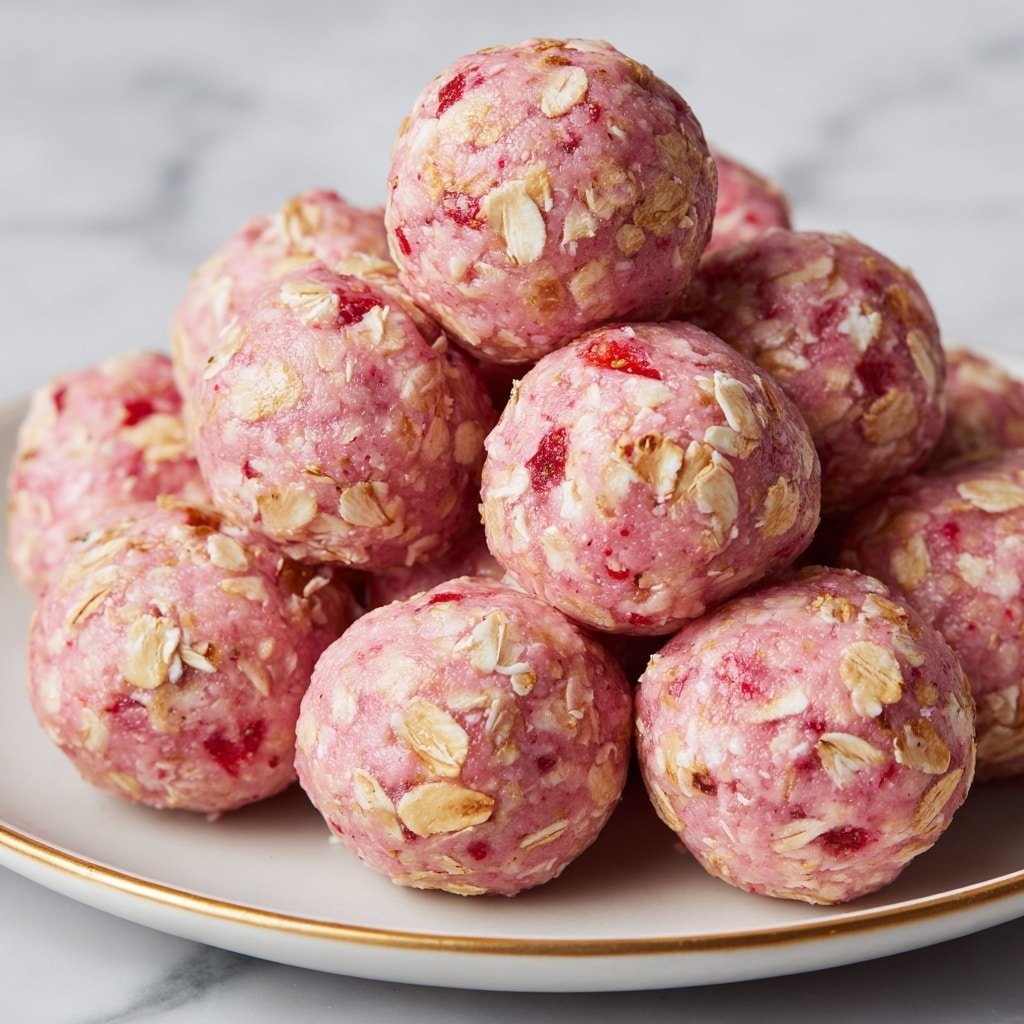 Strawberry Protein Balls Recipe