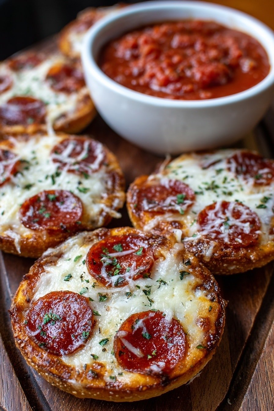 Cheesy Pepperoni Snack Bites Recipe - Article Image 2 — Cheesy Pepperoni Snack Bites, easy snack recipes, party appetizer ideas, quick appetizer recipes, cheesy pepperoni bites