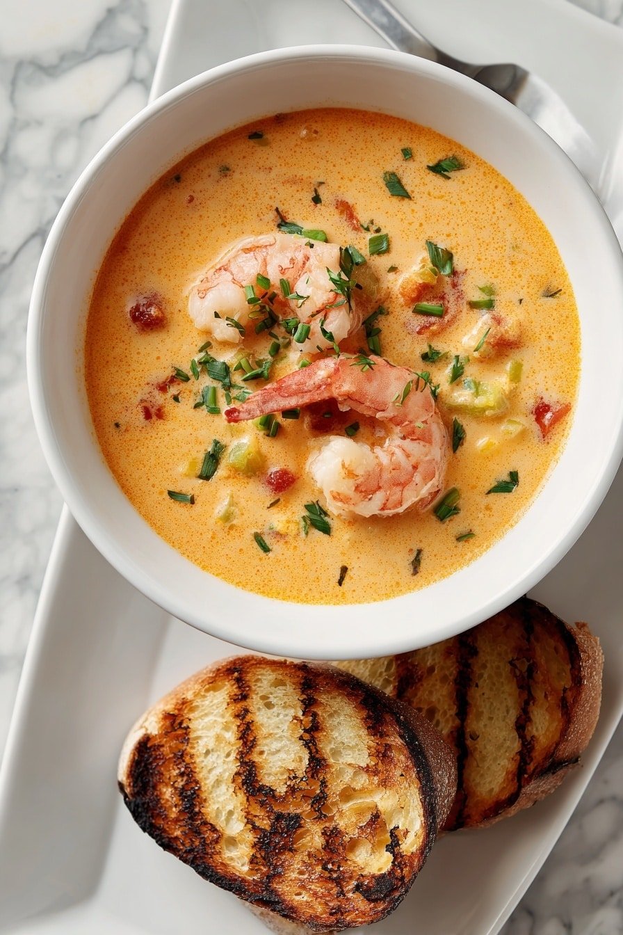 Creamy Shrimp and Crab Seafood Bisque Recipe - Article Image 2 — Creamy Shrimp and Crab Seafood Bisque, seafood bisque recipe, shrimp and crab bisque, seafood soup with cream, cozy seafood bisque