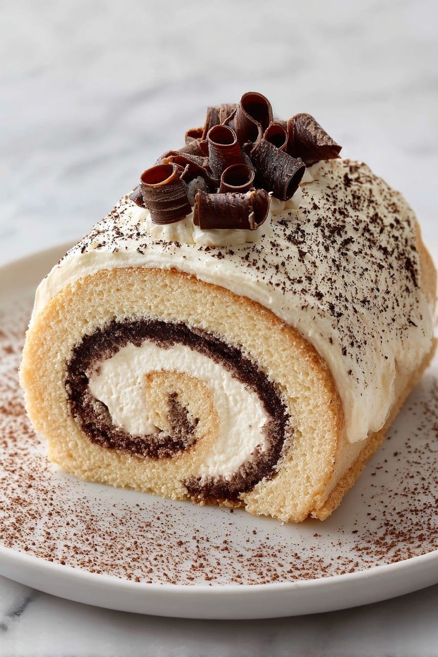 Gourmet Tiramisu Yule Log Recipe - Article Image 2 — Gourmet Tiramisu Yule Log, festive tiramisu log cake, Christmas tiramisu dessert, holiday log cake recipe, Italian tiramisu dessert