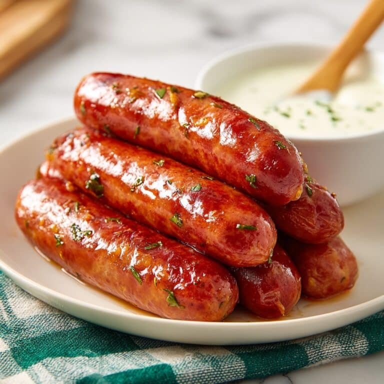 Honey Mustard Sausages Recipe