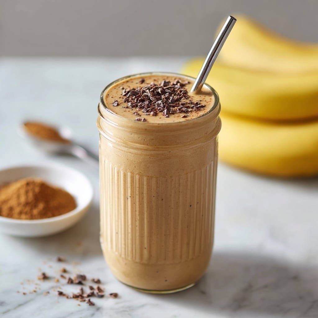 Creamy Coffee Banana Smoothie Recipe - Article Image 1 — Creamy Coffee Banana Smoothie, coffee banana smoothie, healthy coffee smoothie, banana smoothie recipes, energizing morning smoothies