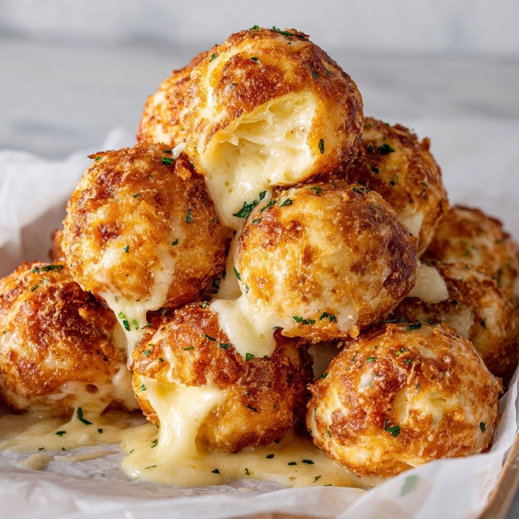 Cheesy Parmesan Mozzarella Bites Recipe - Article Image 2 — Cheesy Parmesan Mozzarella Bites, cheesy appetizer recipes, cheesy snack ideas, easy cheese bites, melted cheesy snacks