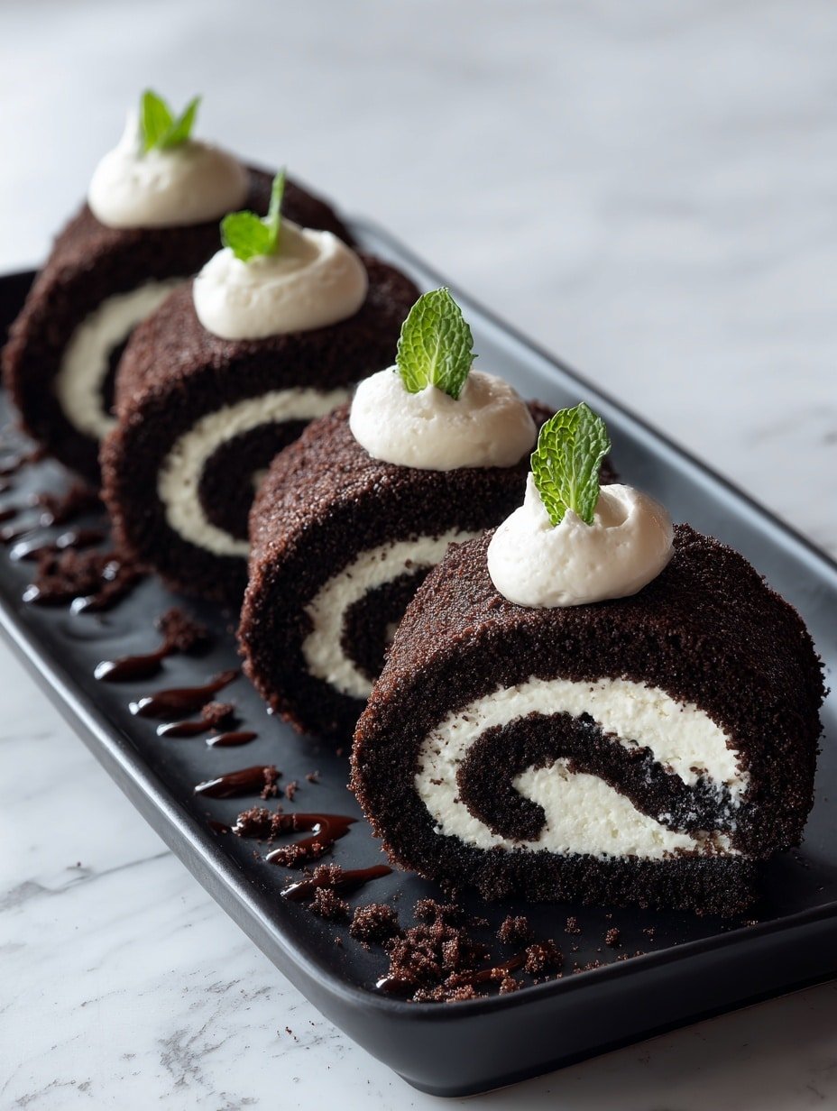 Oreo Sushi Roll Recipe - Article Image 2 — Oreo Sushi Roll, Oreo dessert ideas, no-bake Oreo treats, kid-friendly Oreo desserts, easy Oreo recipes