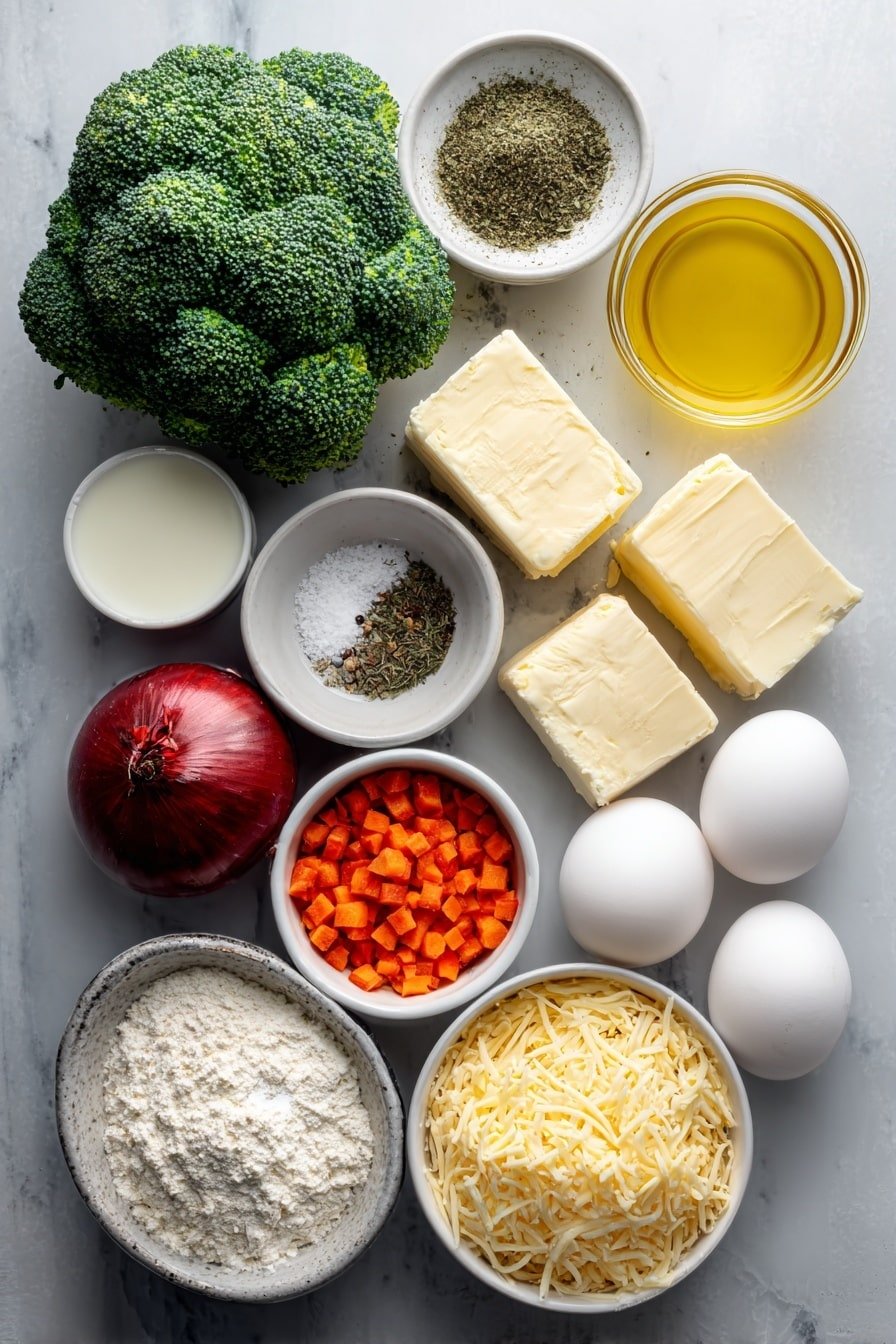 Roasted Broccoli Cheddar Soup Recipe - Ingredients Image — Roasted Broccoli Cheddar Soup, Broccoli cheddar soup, creamy broccoli soup, homemade soup recipes, easy vegetable soup