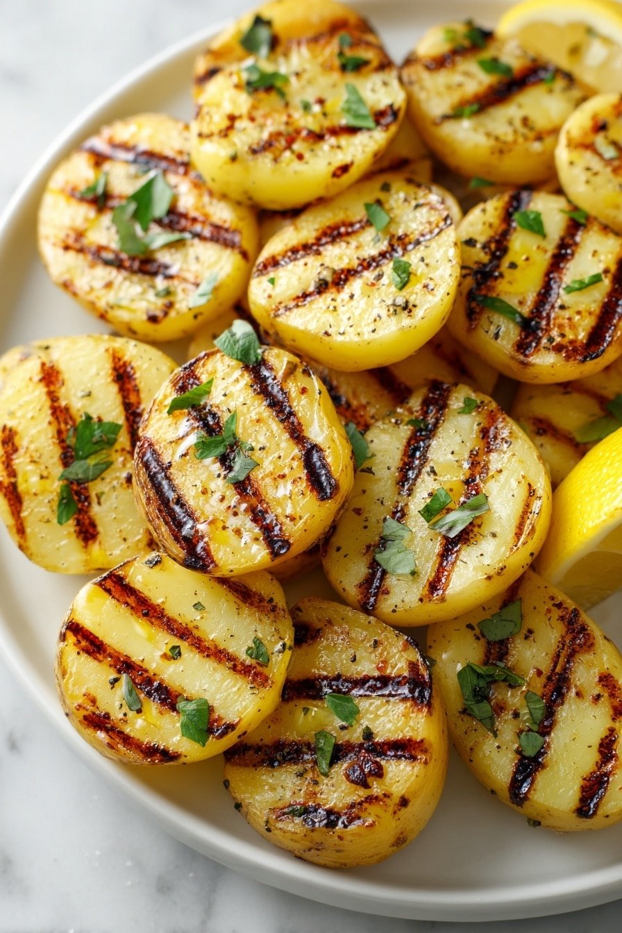 Grilled Baby Potatoes with Turkey Bacon Recipe - Article Image 2 — Grilled Baby Potatoes with Turkey Bacon, baby potato side dishes, grilled potato recipes, turkey bacon appetizer, easy summer side dishes