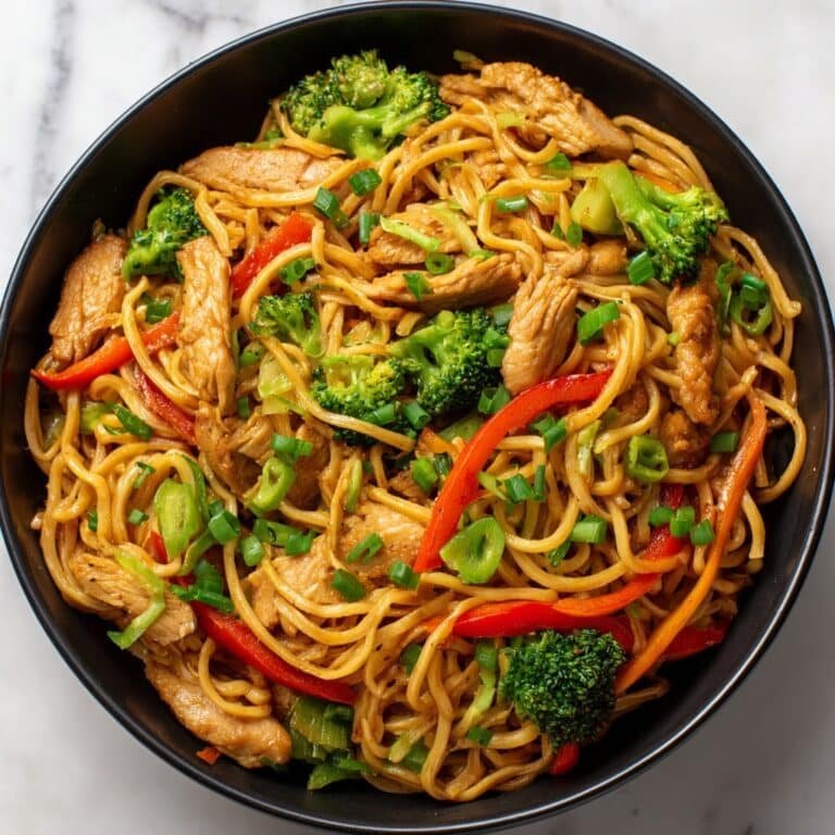 One-Pan Chicken Noodles Stir-Fry Recipe