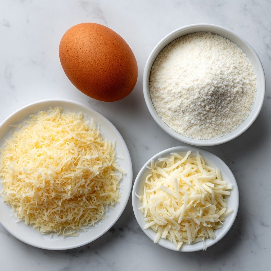 Cheesy Parmesan Mozzarella Bites Recipe - Ingredients Image — Cheesy Parmesan Mozzarella Bites, cheesy appetizer recipes, cheesy snack ideas, easy cheese bites, melted cheesy snacks