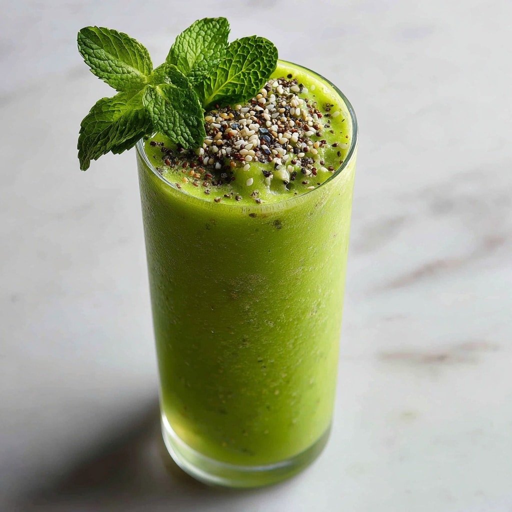 Healthy Green Shamrock Smoothie Recipe - Article Image 1 — Healthy Green Shamrock Smoothie, healthy green smoothie recipe, energizing green smoothie, quick nutritious smoothie, plant-based green drink