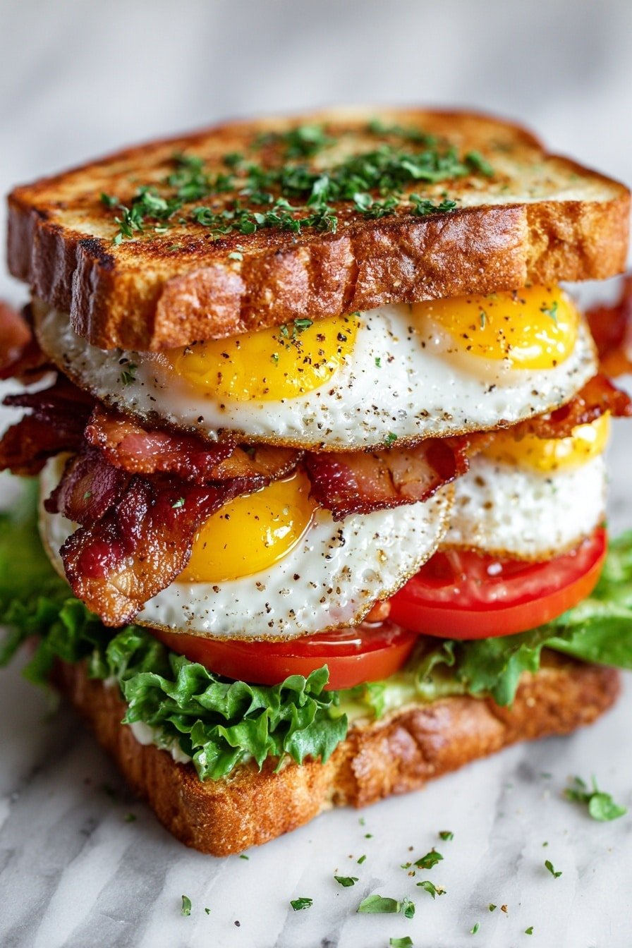 Ultimate Bacon Tomato Sandwich Recipe - Article Image 2 — Ultimate Bacon Tomato Sandwich, bacon tomato sandwich, easy bacon sandwich, gourmet lunch ideas, comfort food sandwiches