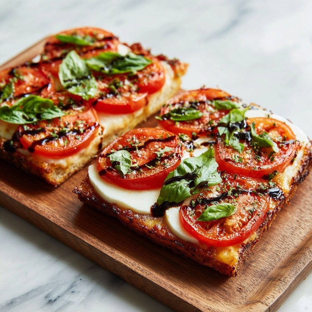 Easy Margherita Flatbread Pizza Recipe - Article Image 1 — Easy Margherita Flatbread Pizza, Margherita flatbread pizza, quick flatbread pizza recipe, simple pizza with basil and mozzarella, homemade flatbread pizza