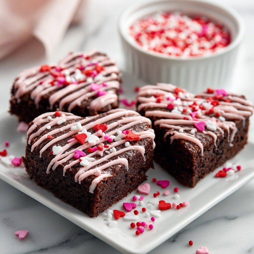 Heart-Shaped Brownies Recipe - Article Image 2 — Heart-Shaped Brownies, chocolate brownie recipe, easy heart-shaped desserts, fudgy brownie treats, homemade brownie ideas