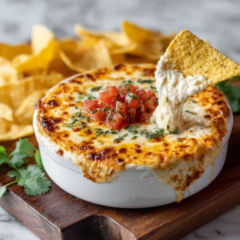 Creamy Mexican White Cheese Dip Recipe