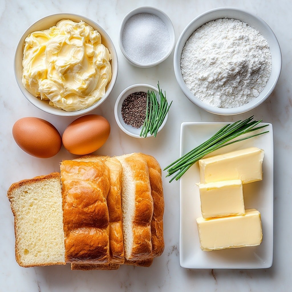 Japanese Egg Sandwich Recipe - Ingredients Image — Japanese Egg Sandwich, Tamago Sando, Japanese breakfast sandwiches, soft milk bread sandwiches, egg salad sandwich recipe