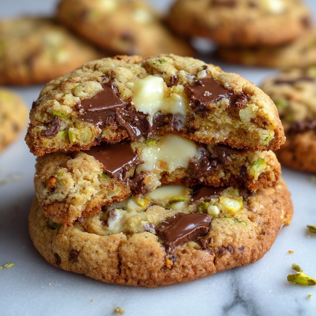 Pistachio Cream Cookies Recipe - Article Image 2 — Pistachio Cream Cookies, pistachio filled cookies, easy cookie recipes, buttery nut cookies, chocolate pistachio treats