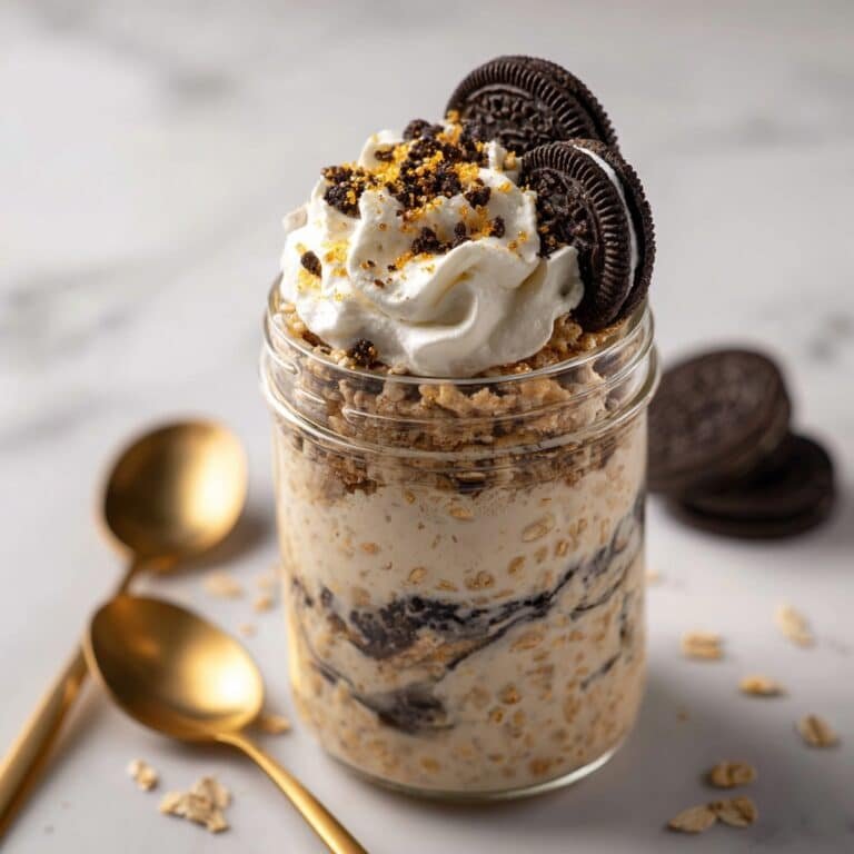Oreo Overnight Oats Smoothie Recipe