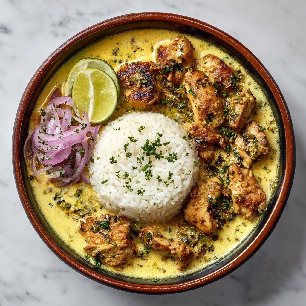 Churu Chicken Amarillo Recipe - Article Image 2 — Churu Chicken Amarillo, Peruvian chicken with aji amarillo, spicy chicken recipe, comfort food with citrusy heat, easy Peruvian chicken dish