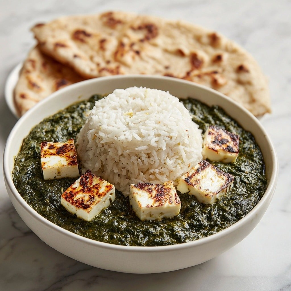 Quick Spinach Paneer Curry Recipe - Article Image 2 — Quick Spinach Paneer Curry, healthy spinach paneer dish, easy Indian curry recipe, quick vegetarian dinner, flavorful spinach curry