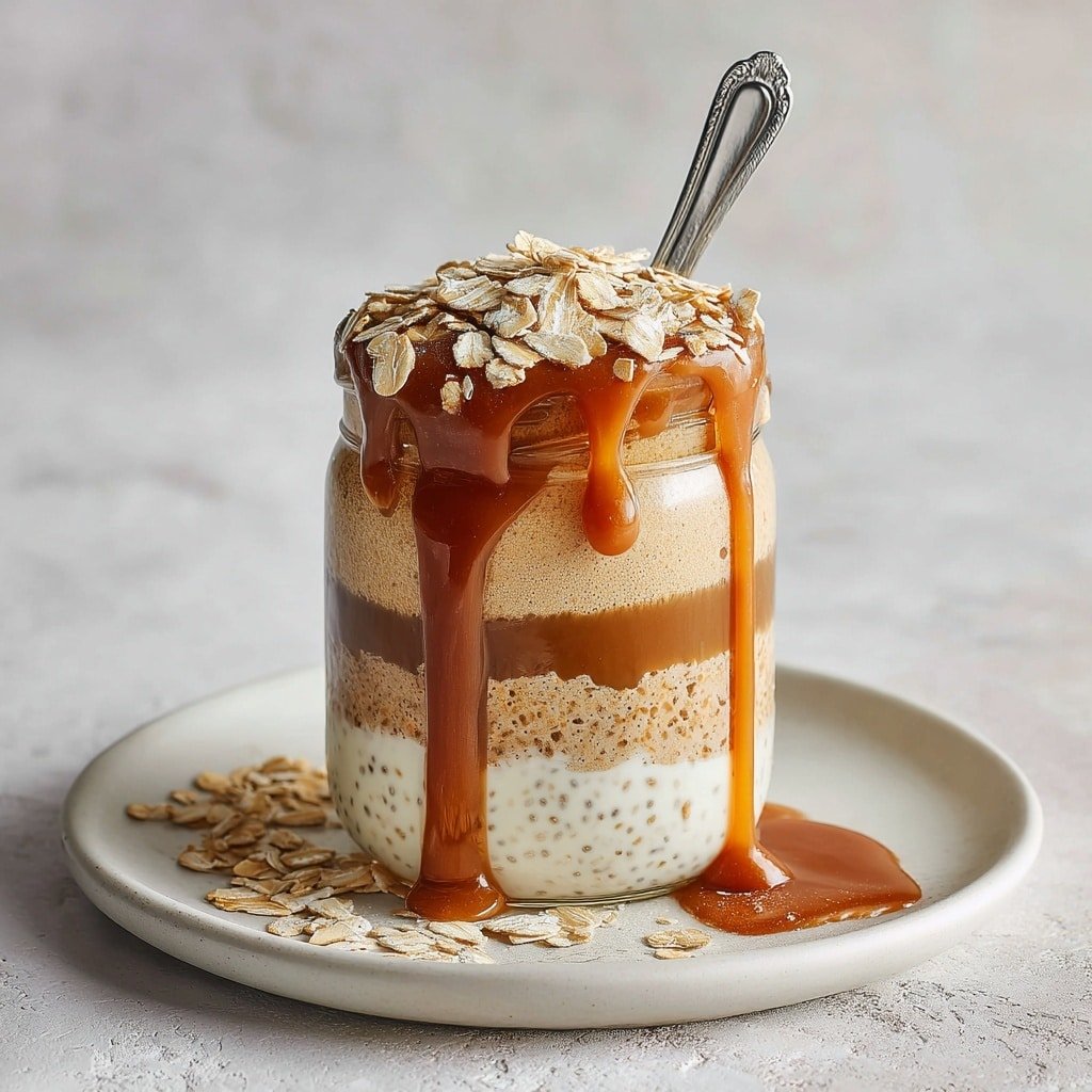 Caramel Espresso Overnight Oats Recipe