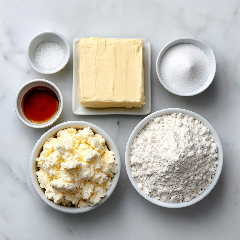 Shortbread Cookie Cups with Fillings Recipe - Ingredients Image — Shortbread Cookie Cups with Fillings, buttery shortbread cookie cups, sweet filling ideas for cookie cups, homemade shortbread treats, easy cookie cup recipes