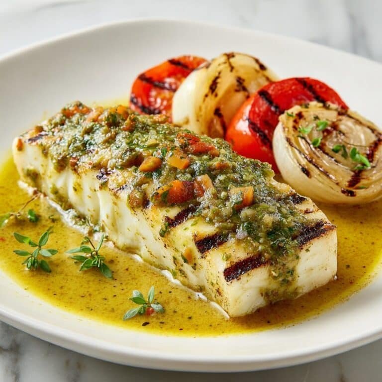 Grilled Fish with Chimichurri Sauce Recipe