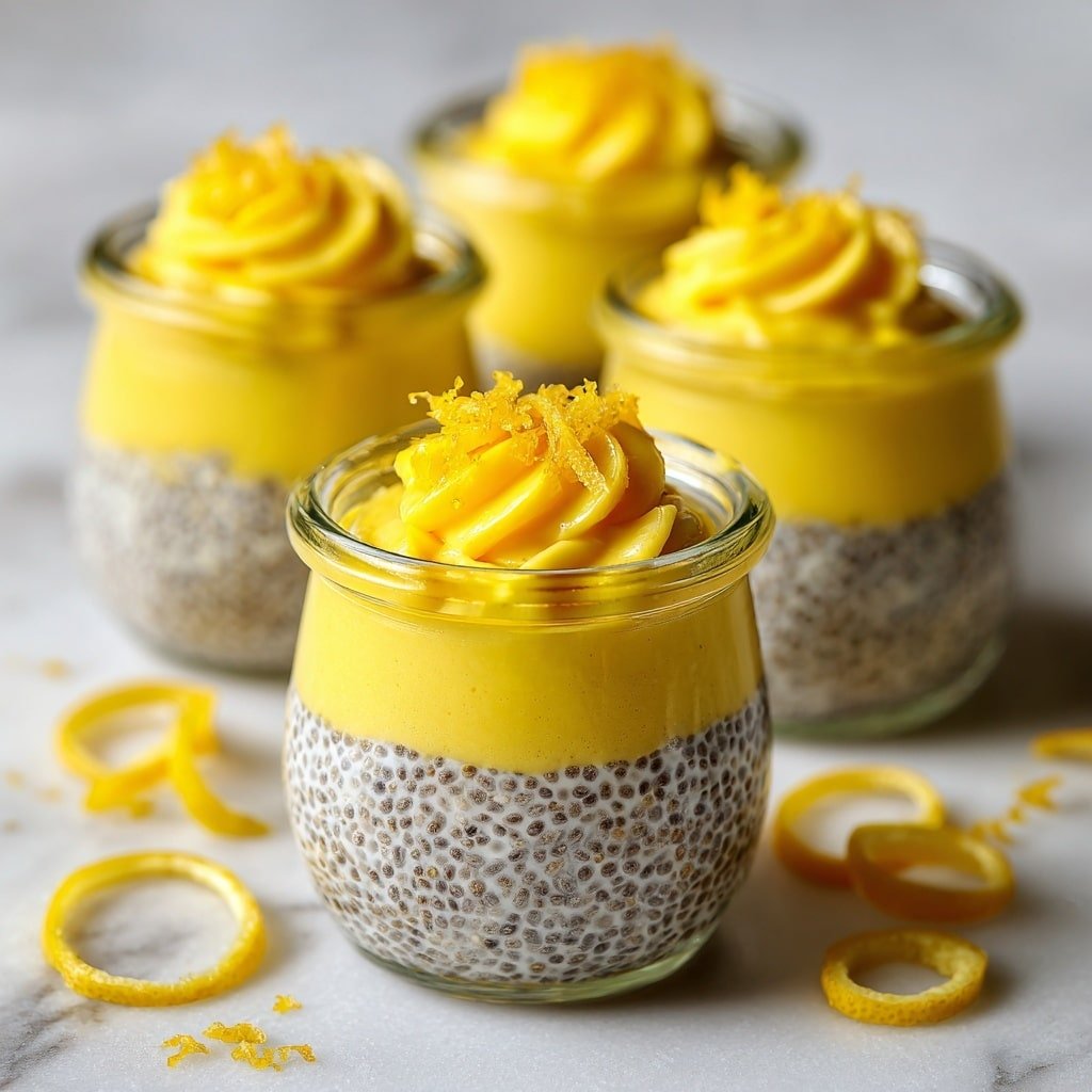 Lemon Chia Seed Pudding Recipe - Article Image 1 — Lemon Chia Seed Pudding, healthy chia pudding with lemon, easy lemon chia pudding, quick lemon chia pudding recipe, vegan lemon chia pudding