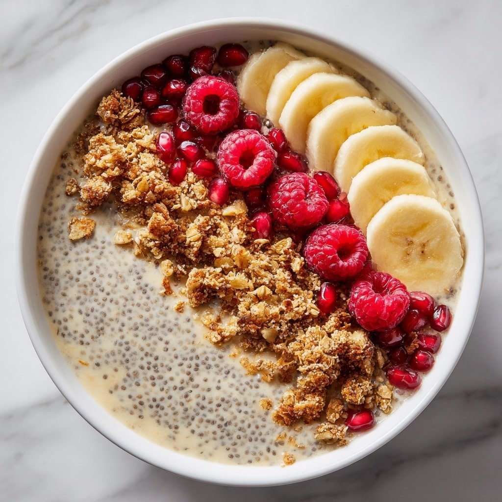 Healthy Chia Pudding with Banana and Granola Recipe - Article Image 2 — Healthy Chia Pudding with Banana and Granola, healthy chia pudding, nutritious breakfast ideas, easy chia pudding recipes, fiber-rich breakfast options
