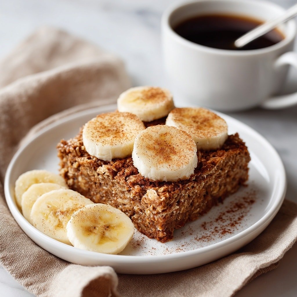 Banana Oatmeal Bars for Healthy Snacks Recipe - Article Image 2 — Banana Oatmeal Bars, healthy snack bars, homemade oatmeal bars, nutritious banana snack, easy healthy snack recipes