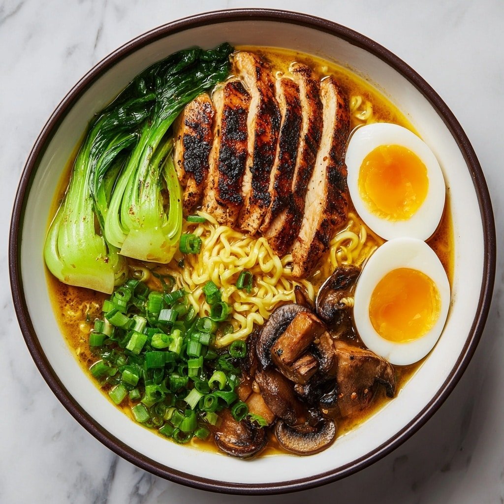 Peanut Miso Chicken Ramen Recipe - Article Image 2 — Peanut Miso Chicken Ramen, easy ramen recipe, hearty chicken noodle soup, healthy Japanese ramen, comforting ramen bowl