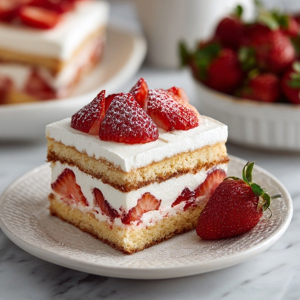 Strawberry Tiramisu Dessert Recipe - Article Image 1 — Strawberry Tiramisu, Strawberry Tiramisu Dessert, Easy Strawberry Tiramisu, No-Bake Strawberry Tiramisu, Italian Strawberry Dessert