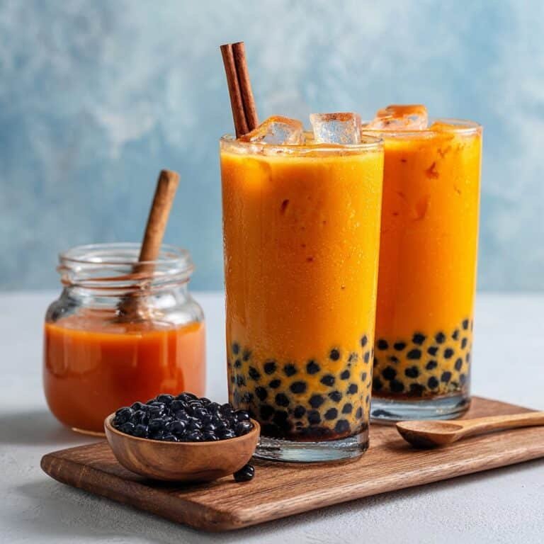 Thai Iced Tea with Boba Recipe