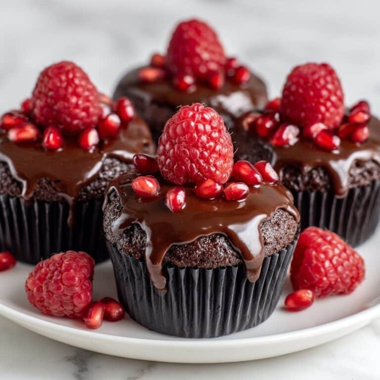 Raspberry Chocolate Lava Cupcakes Recipe