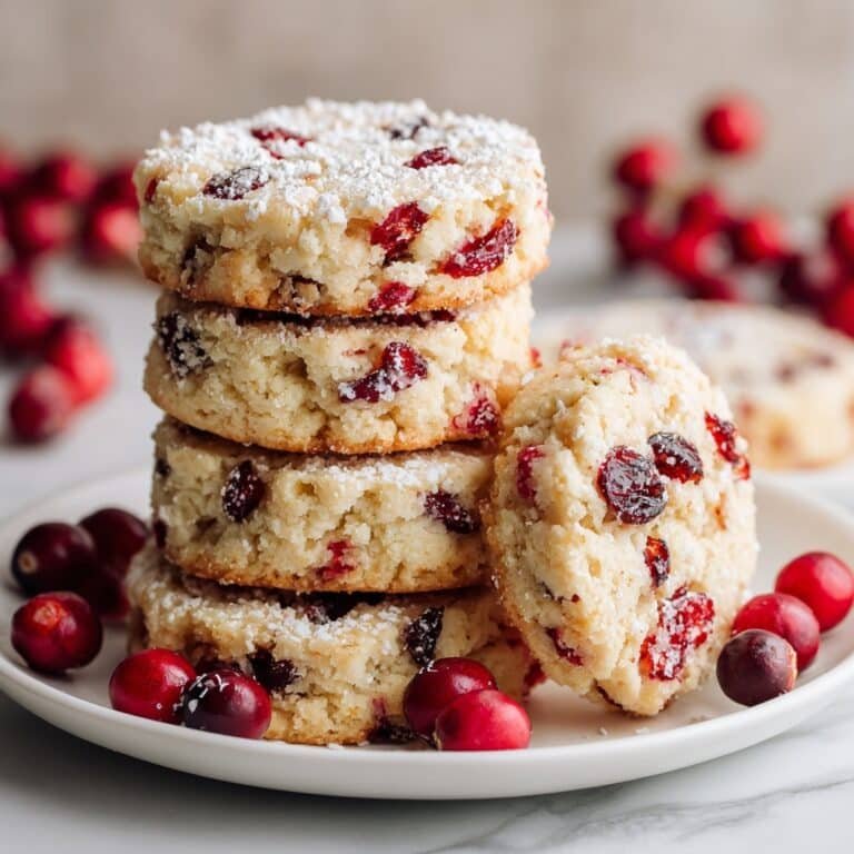 Cranberry Shortbread Cookies Recipe