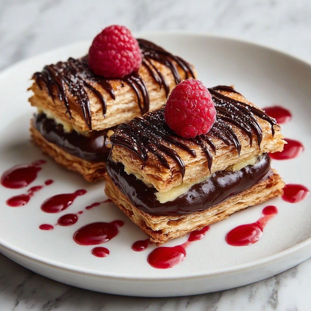 Chocolate Fudge Pop Tarts with Raspberry Glaze Recipe - Article Image 1 — Chocolate Fudge Pop Tarts with Raspberry Glaze, homemade pop tart recipe, easy breakfast treats, chocolate and raspberry dessert, nostalgic breakfast ideas