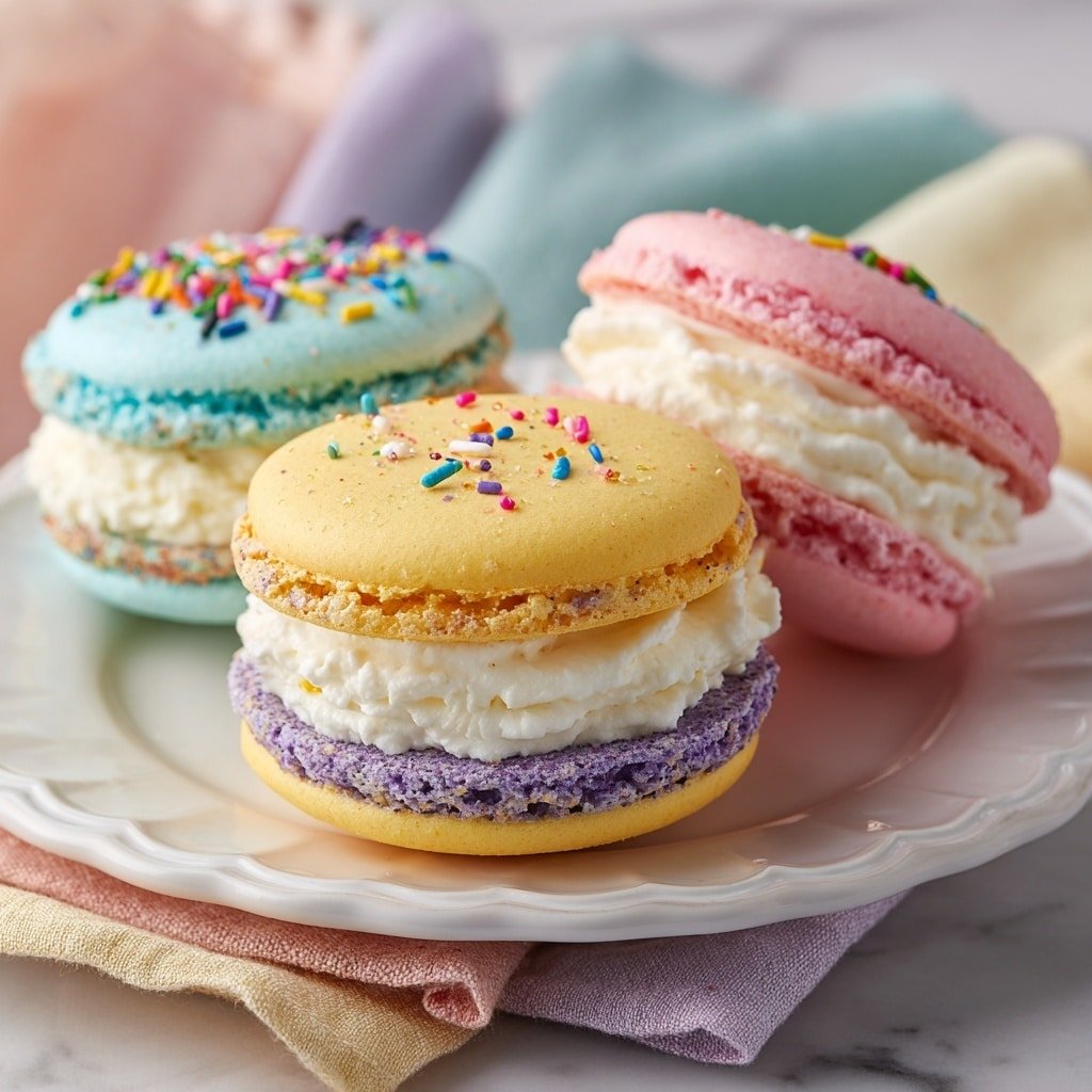 Pastel Sugar Cookie Sandwiches Recipe - Article Image 1 — Pastel Sugar Cookie Sandwiches, pastel sugar cookies, sugar cookie sandwiches, holiday sugar cookies, festive cookie recipes