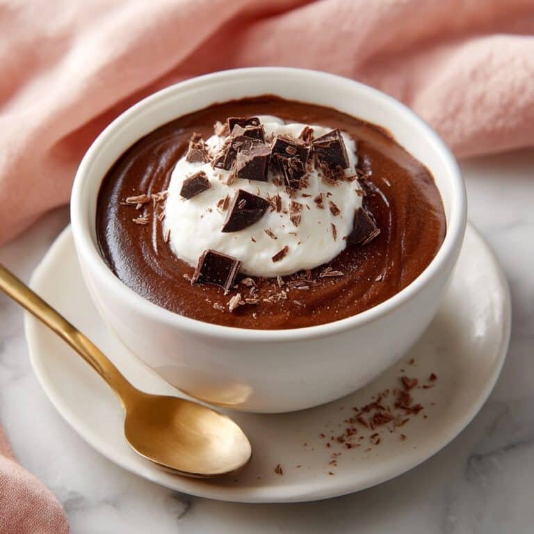 No-Bake Dark Chocolate Pudding Recipe