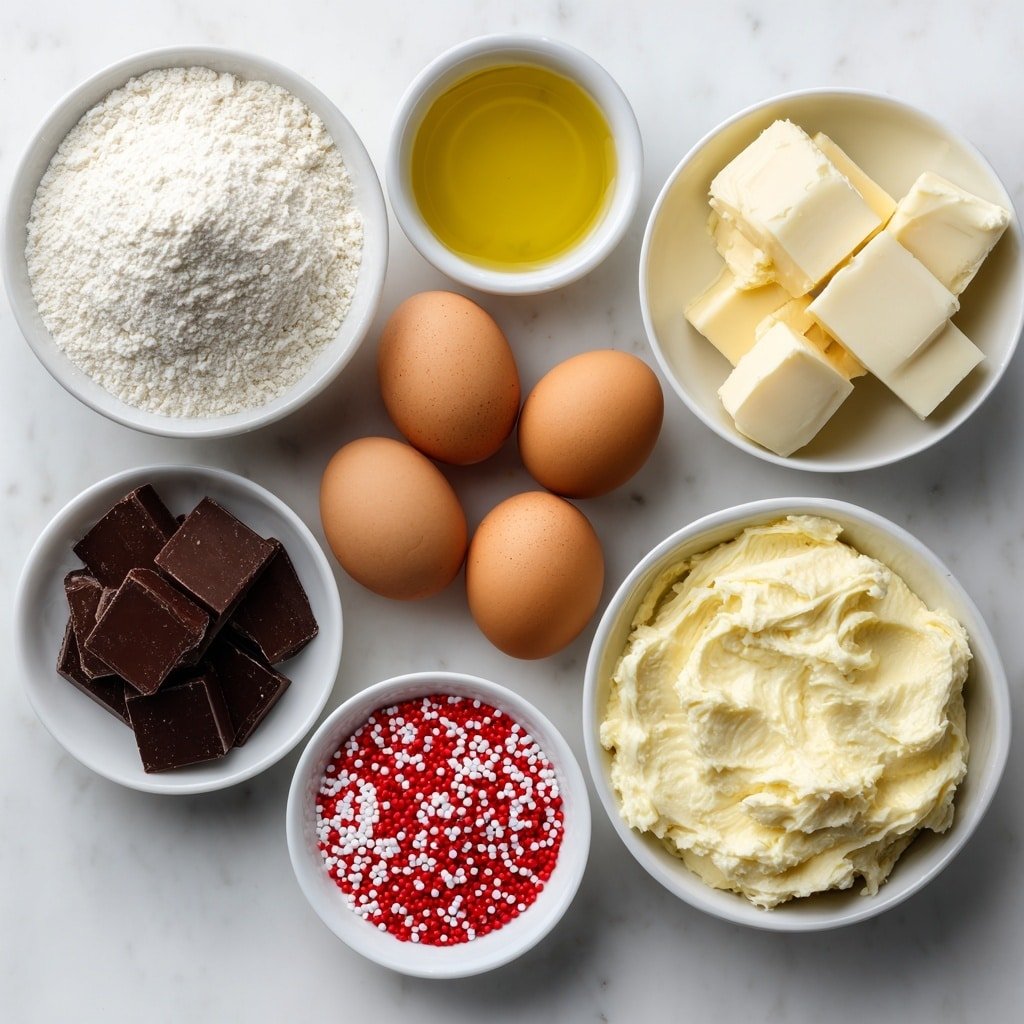 Valentine’s Day Cake Pops Recipe - Ingredients Image — Valentine’s Day Cake Pops, Valentine’s Day Cake Pops Recipe, Easy Valentine’s Cake Pops, Homemade Valentine’s Cake Pops, Festive Valentine’s Cake Pops